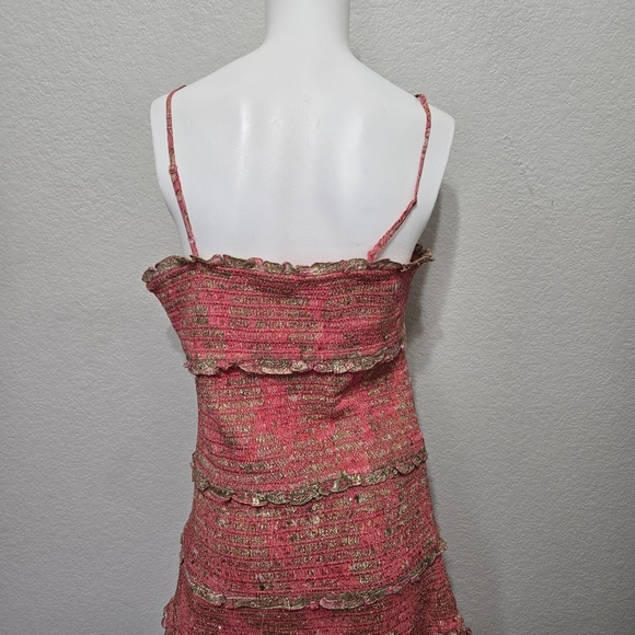 Hemant & Nandita Roop Pink Maxi Dress Size XL - Picture 5 of 14